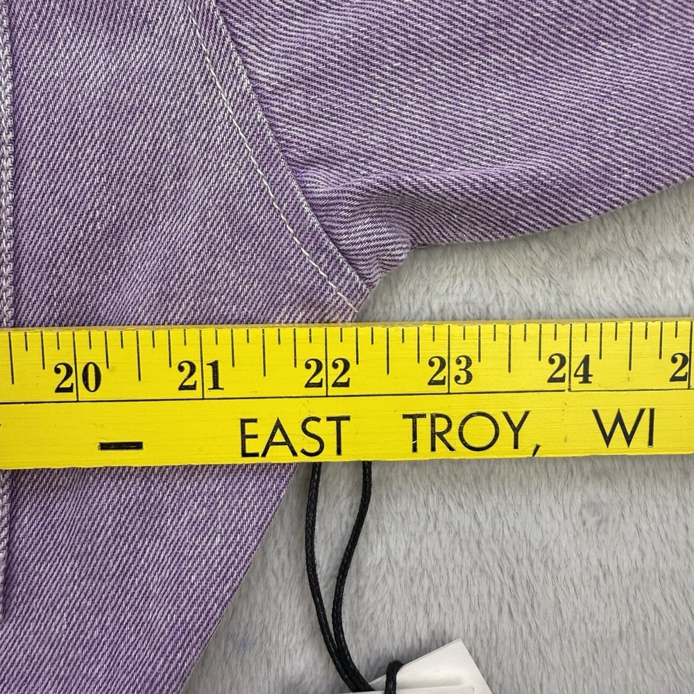 Honor The Gift Jacket Women's Oversized Workman Cropped Purple Size XL NWT - Picture 8 of 12